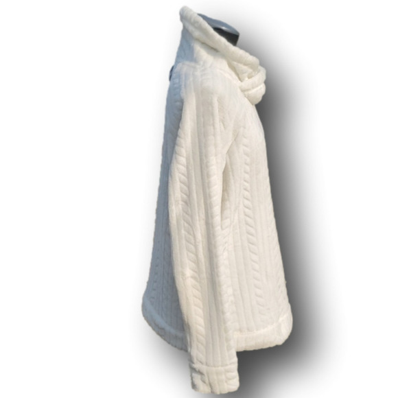 Reitmans Chenille Cabled Cowl Sweater Small - Picture 6 of 14